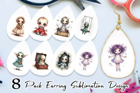 Download Earring Haunted Doll Spirits - Premium Bundle