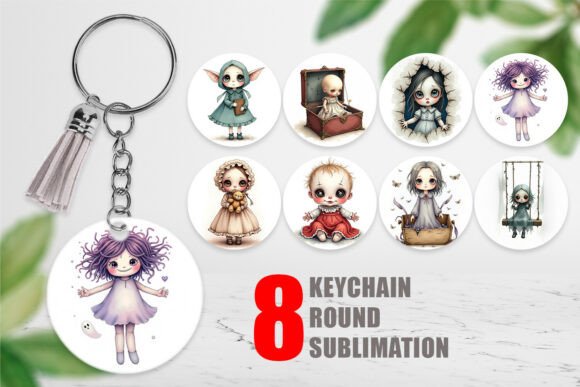 Download Keychain Haunted Doll Spirits - Premium Resources